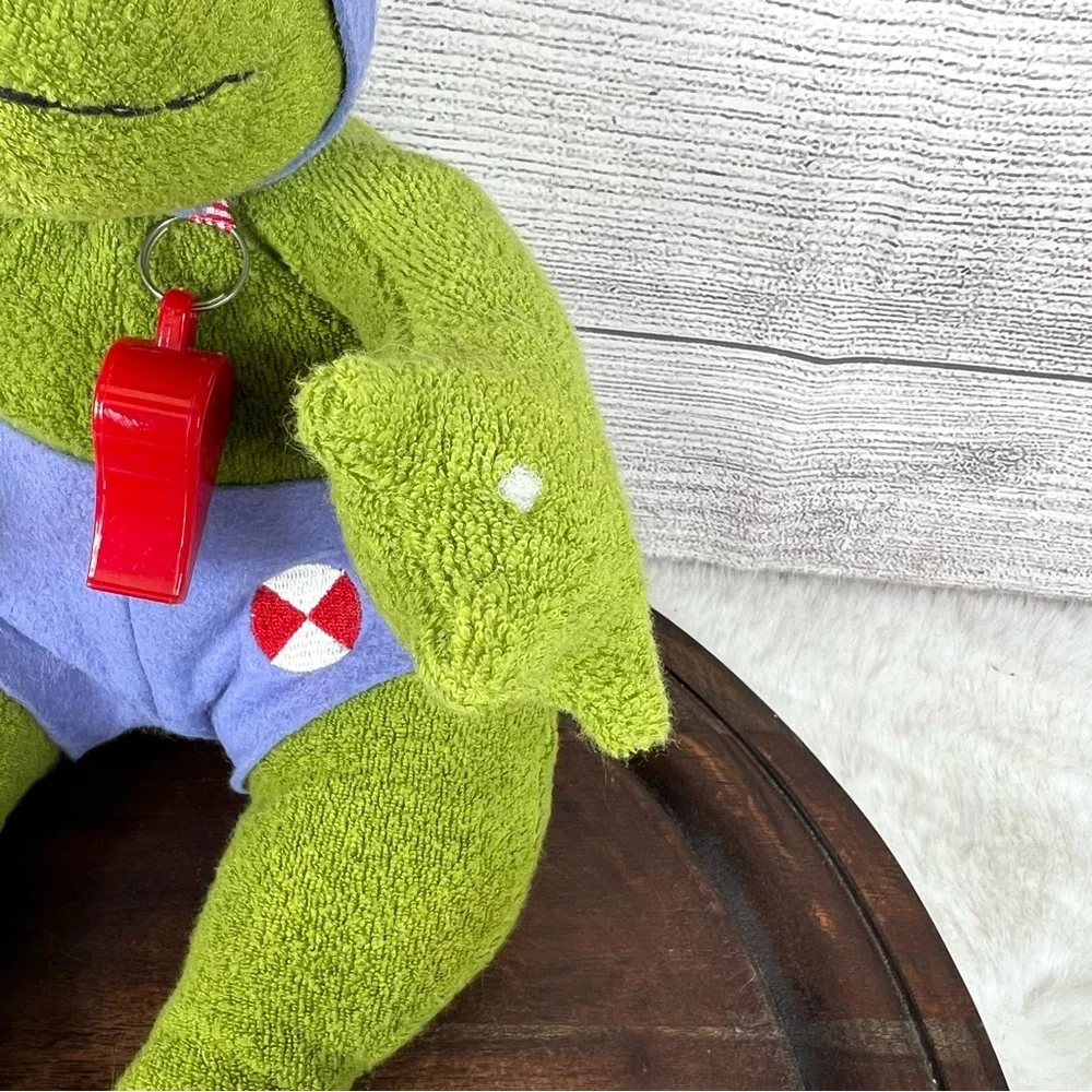 Vintage Bunnies By The Bay Speedo Frog Plush Toy Swimming